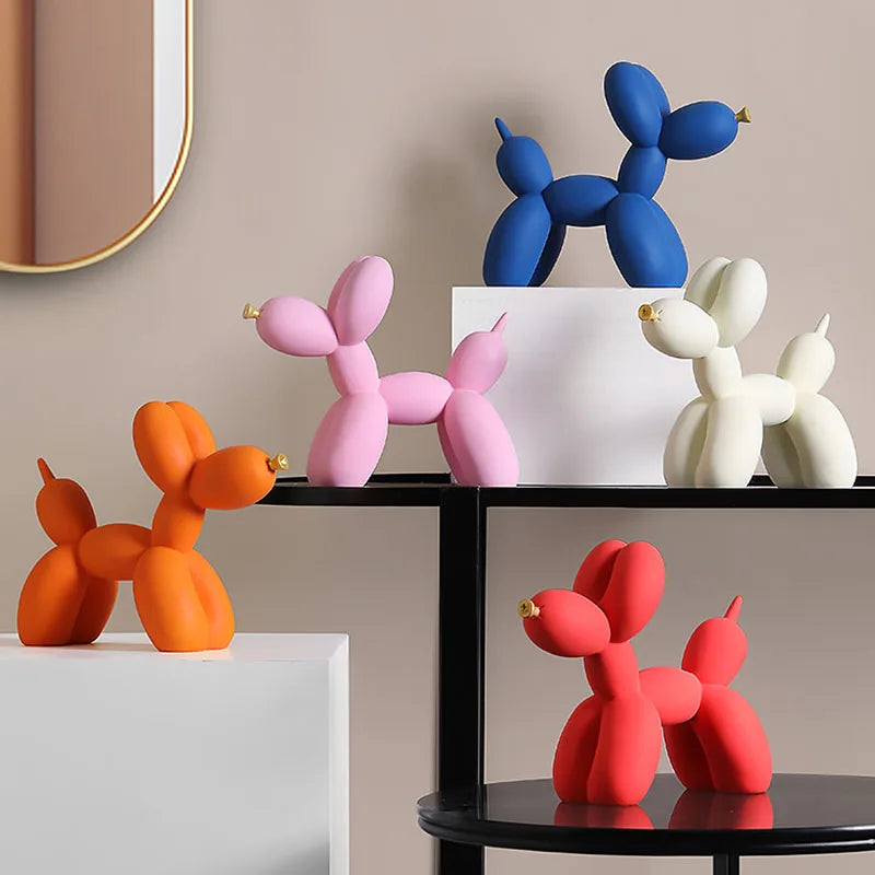Resin Balloon Dog Figurines