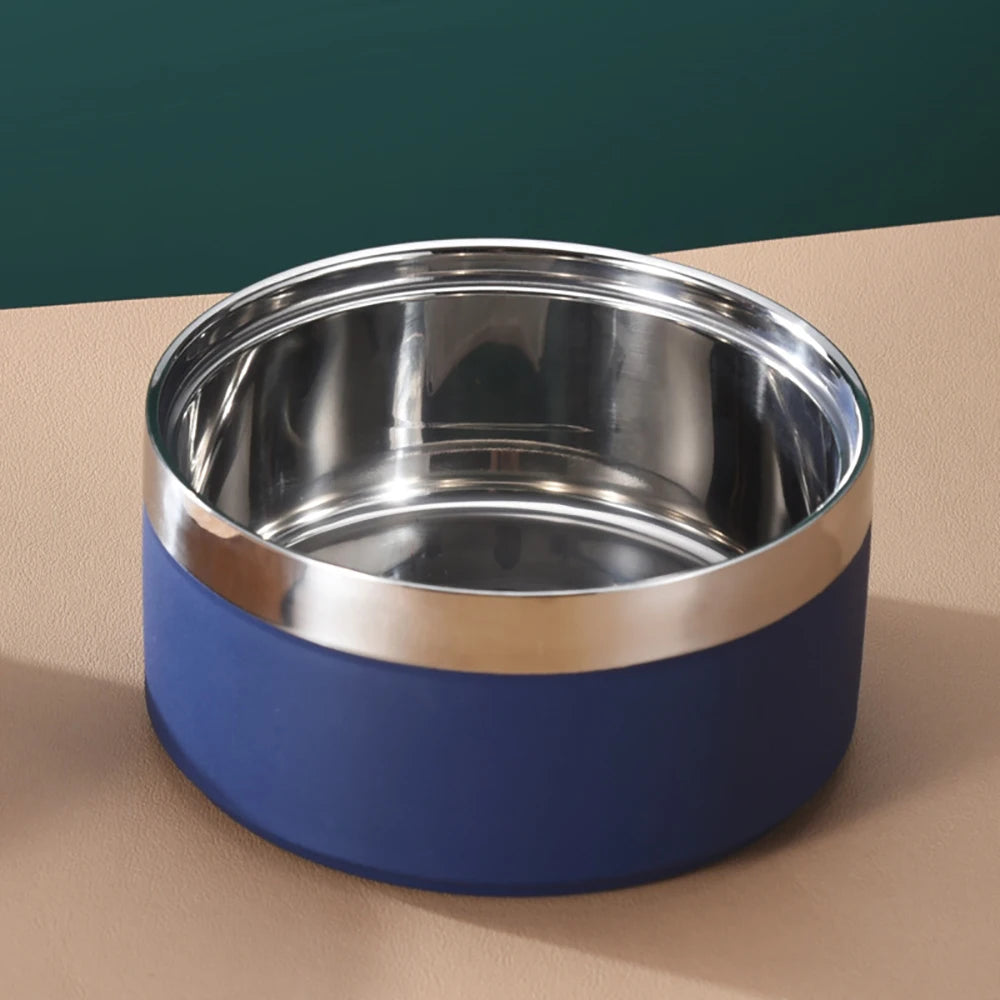 Personalized Dog Bowl in Blue