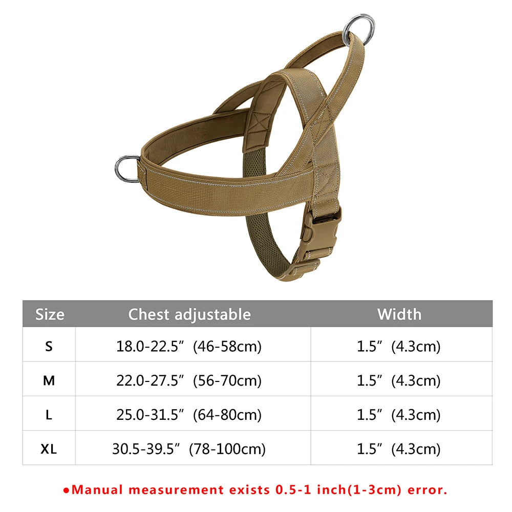 No Pull Dog Harness in Brown