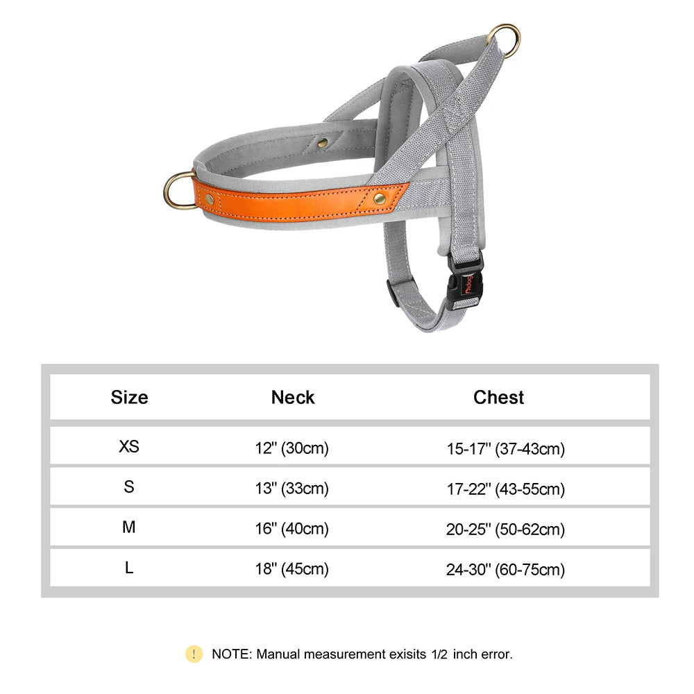 No Pull Dog Harness in Gray