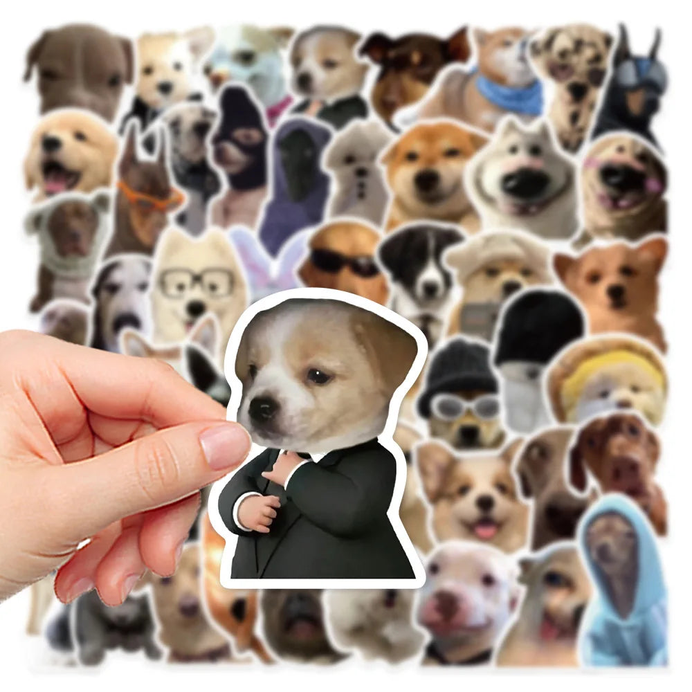 Meme Dog Stickers in 10Pcs
