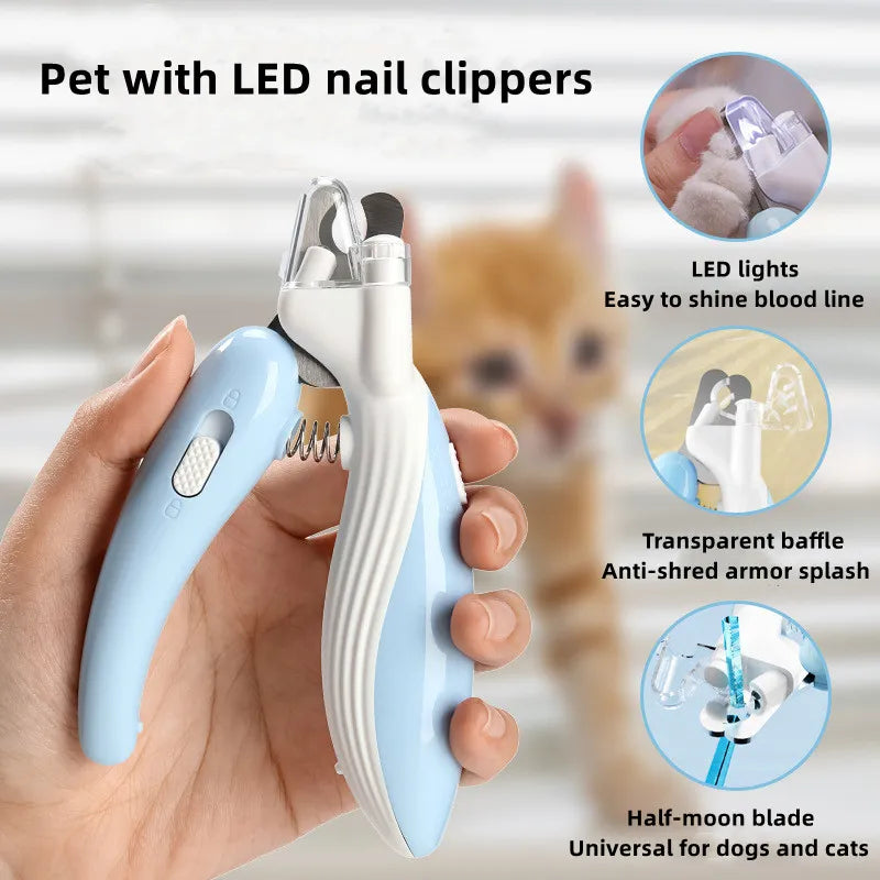 Equipped with a half-moon blade design that prevents splitting and damaging your pet's nails, providing a clean and precise cut every time.