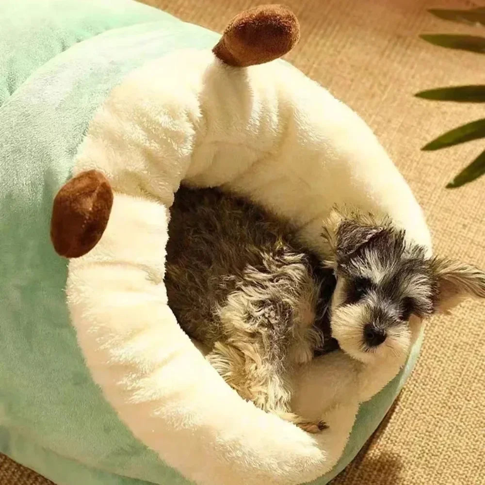 Warm Slipper Dog Bed For Small Dog