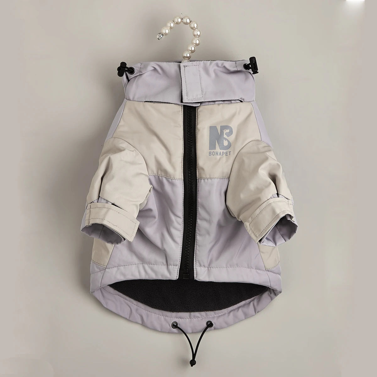 Windproof Dog Jacket in Grey