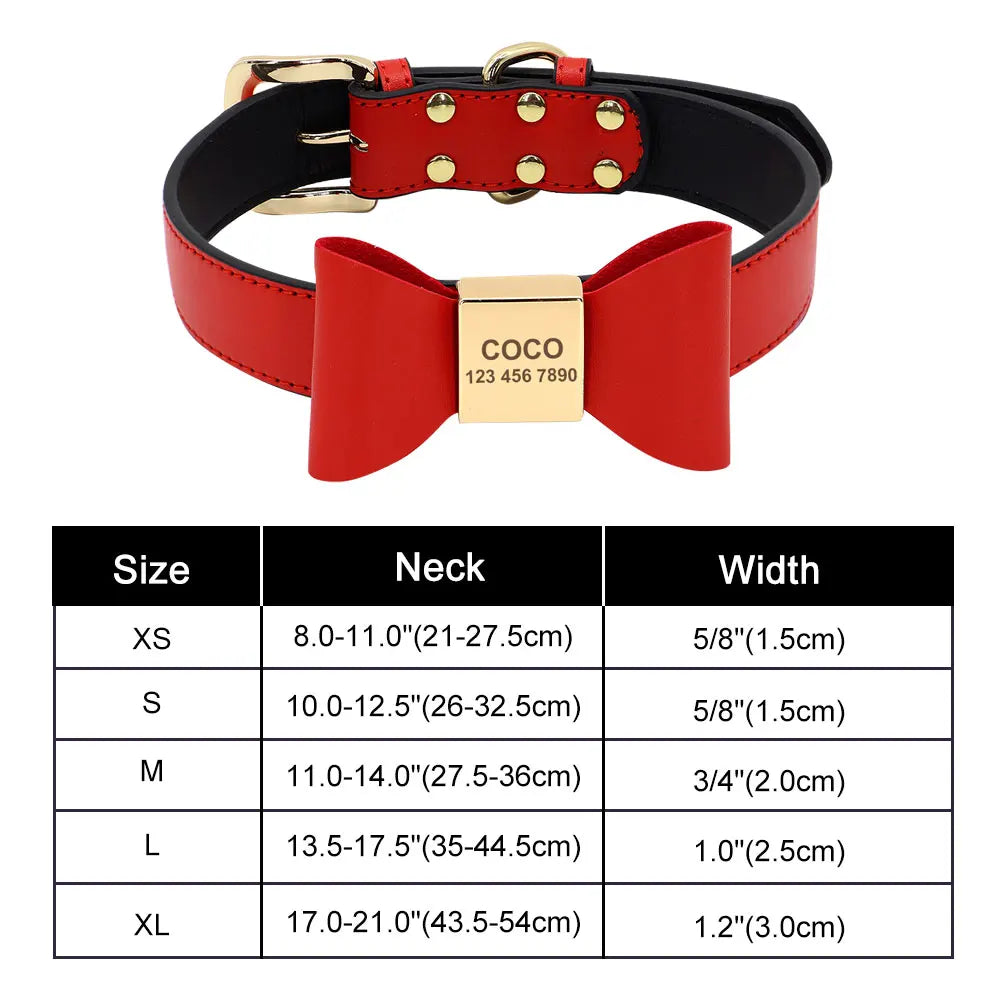 Dog Collar Bow in Red Mickey