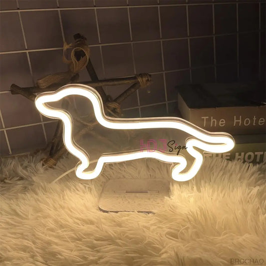 Dog Neon Sign