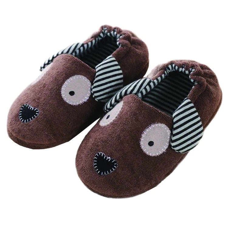 Dog House Slippers in Coffee