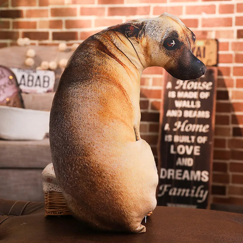 Funny 3D Dog Pillow