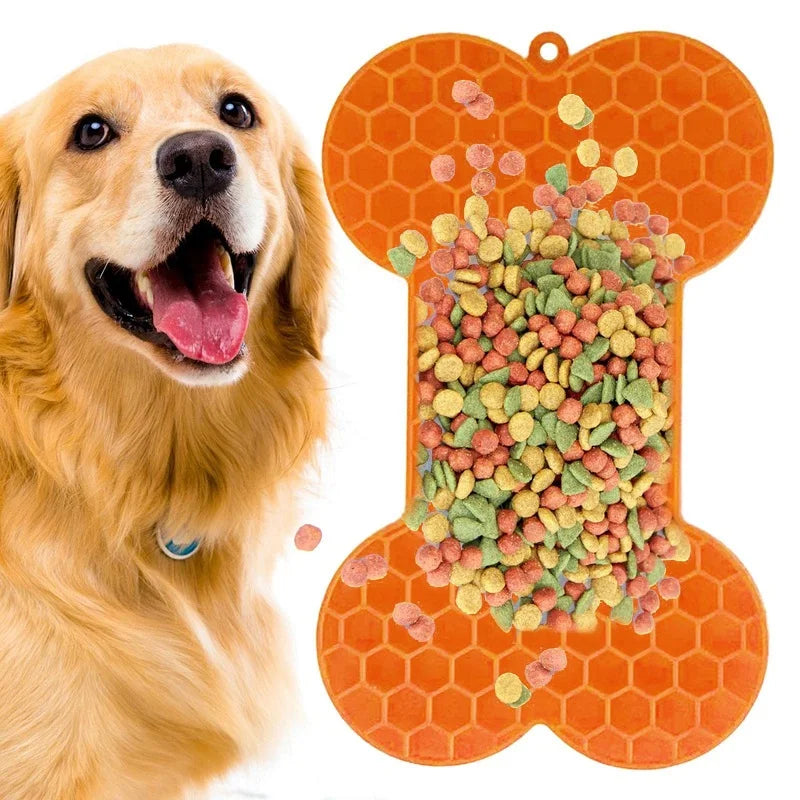 Durable Silicone Material: Made from high-quality silicone, this licking pad is sturdy and long-lasting, ensuring it can withstand even the most enthusiastic licking from your furry friend.