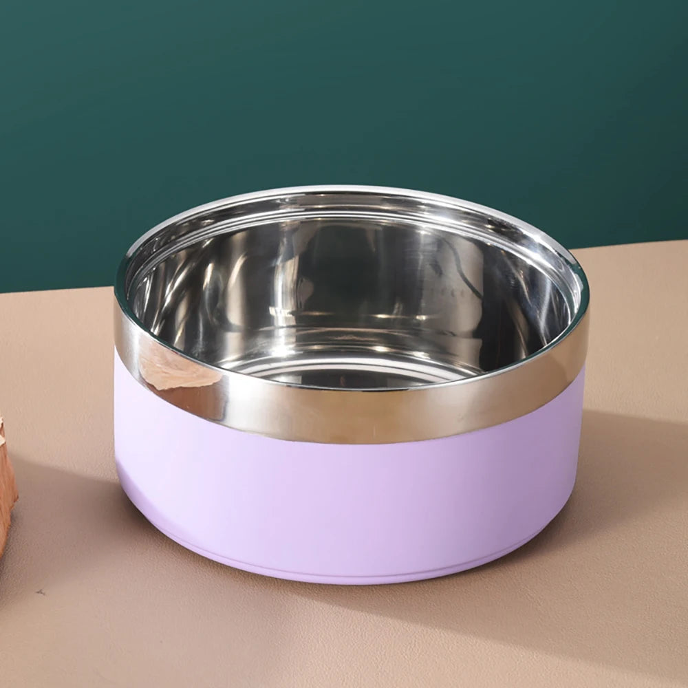 Personalized Dog Bowl in Purple