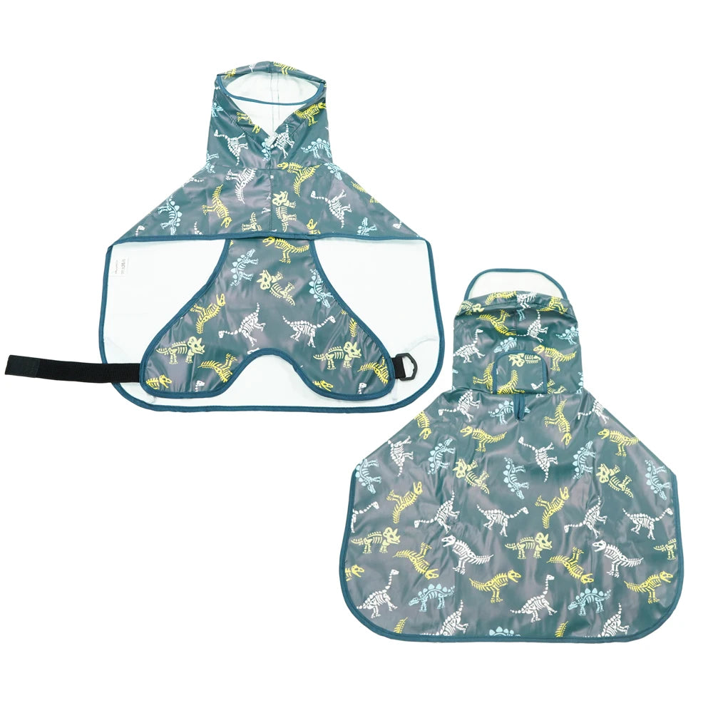 Impermeable Big Dog Raincoat in Dinosaur