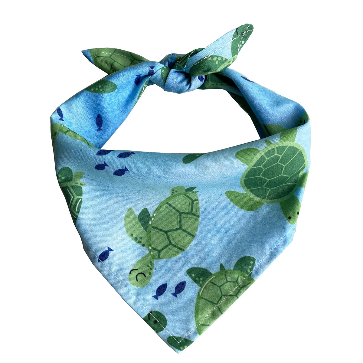 Dog Bandana in Turtle Blue