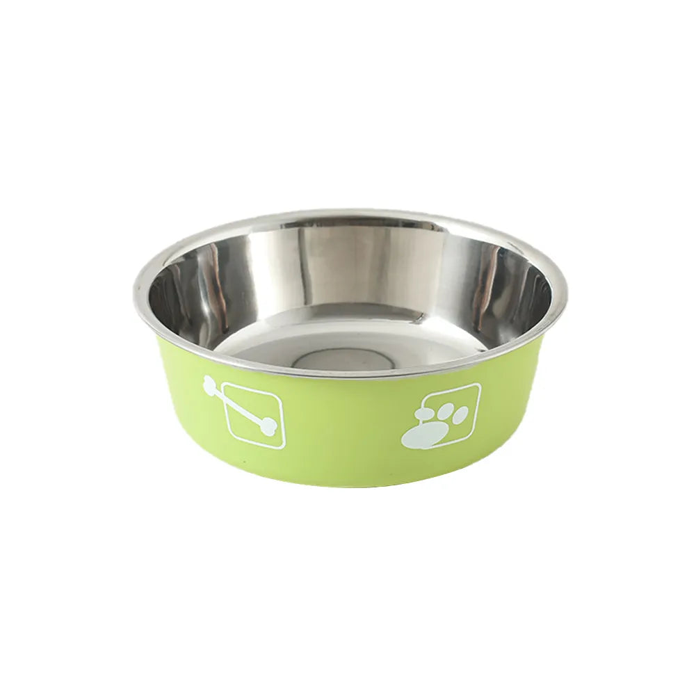 Non Slip Dog Bowl in Green