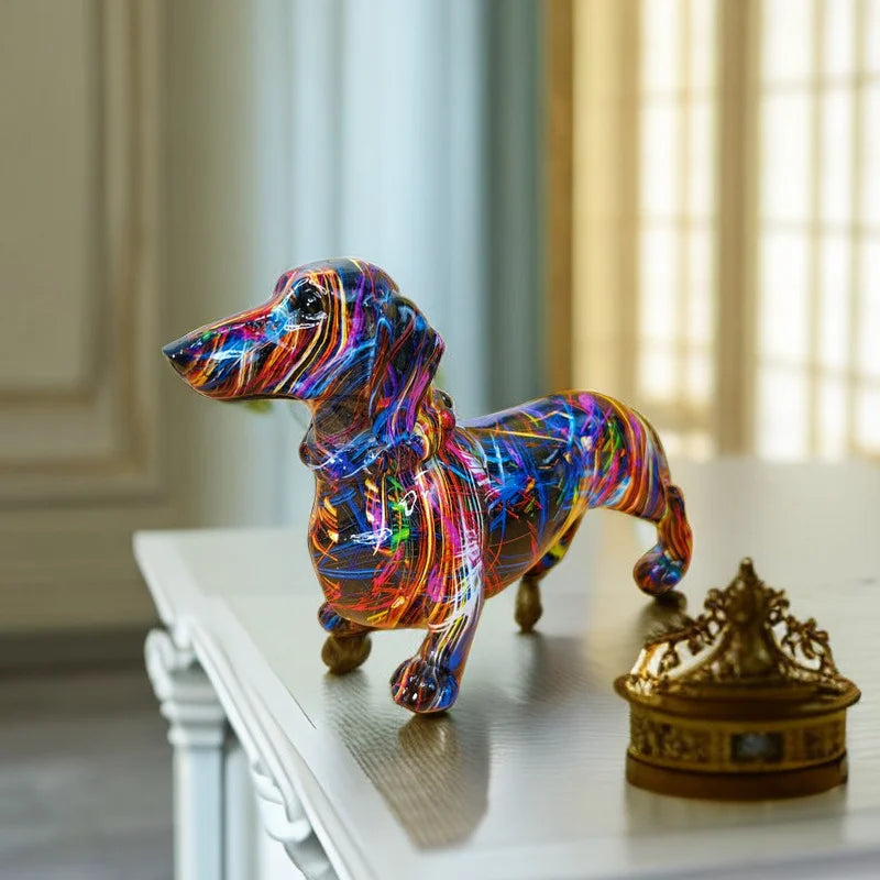 Dachshund Dog Statue