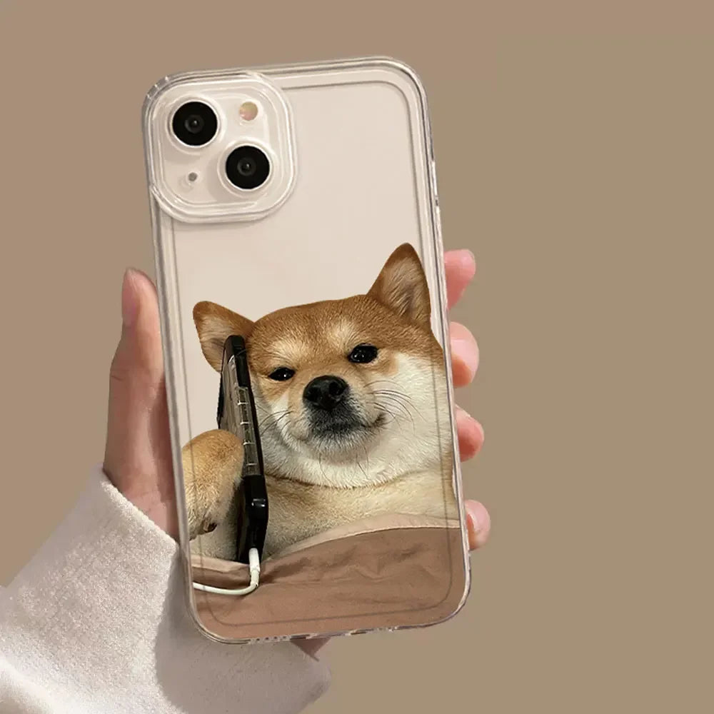 Shiba Inu Phone Case in Shiba On Phone