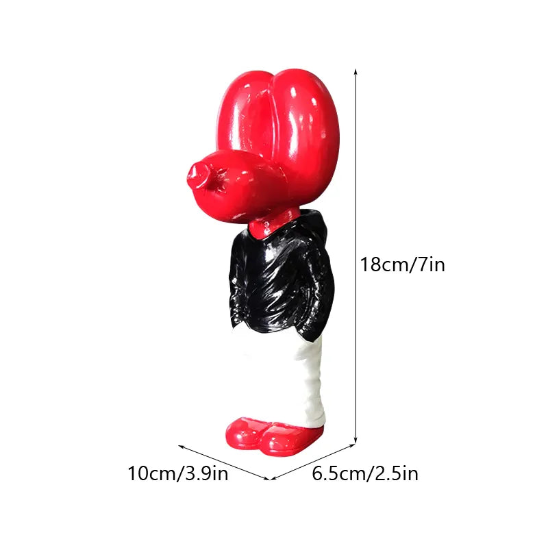 Cute Balloon Dog in Red