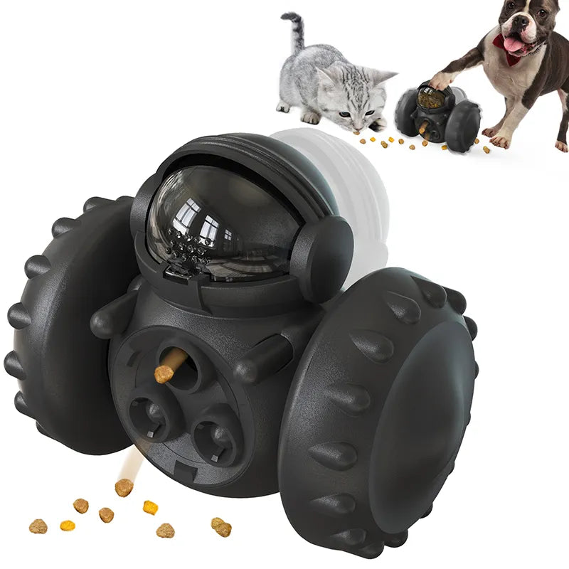 Dog Treat Leaking Toy in Black