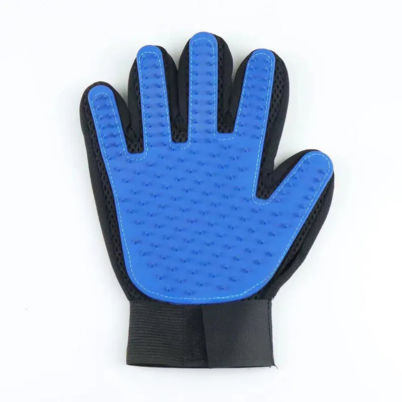 Dog Grooming Glove in Blue