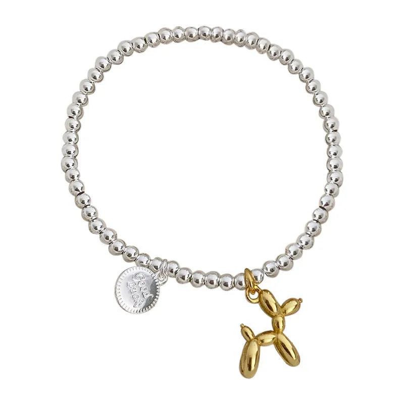 Balloon Dog Bracelet in Gold