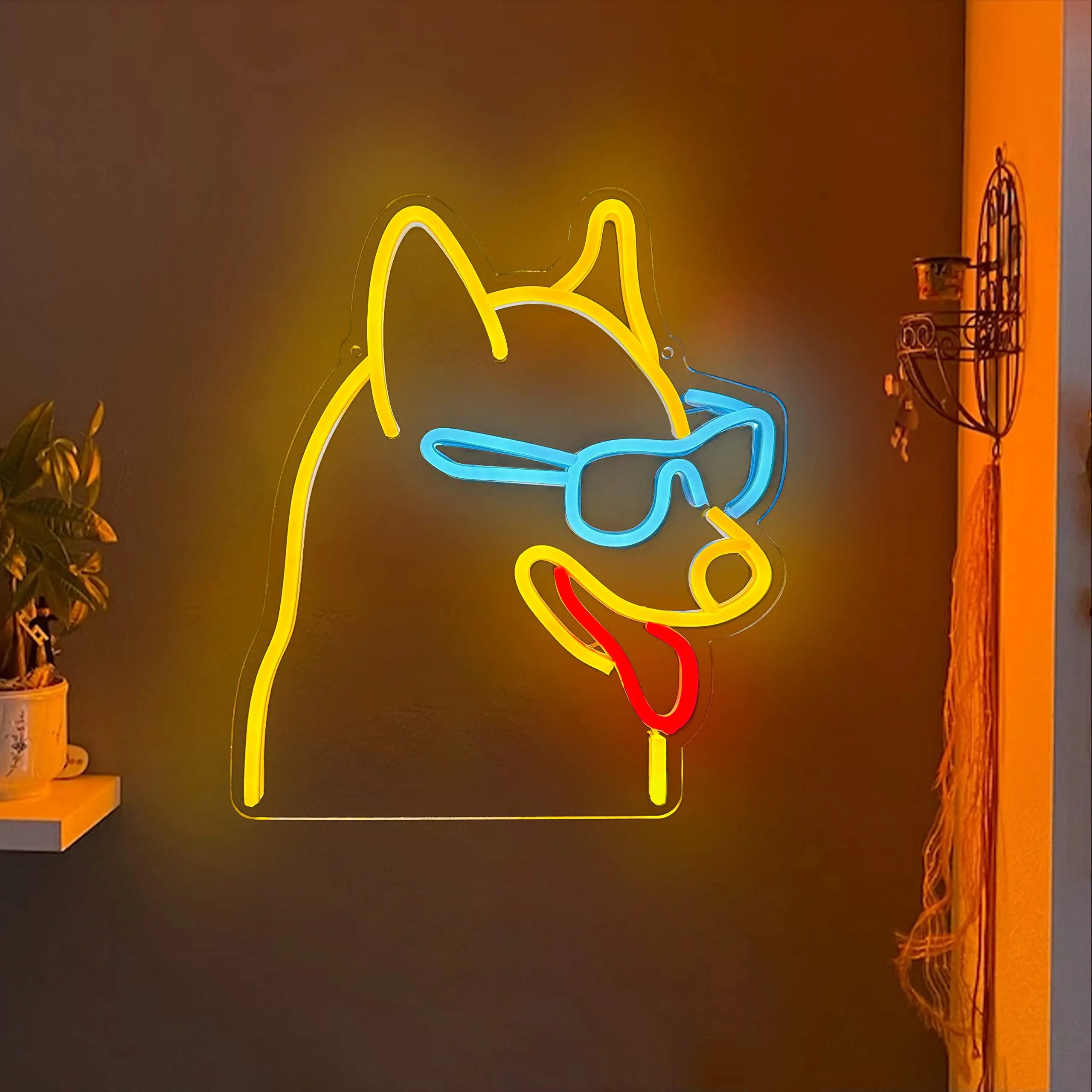 Dog Neon Sign For Wall Decor