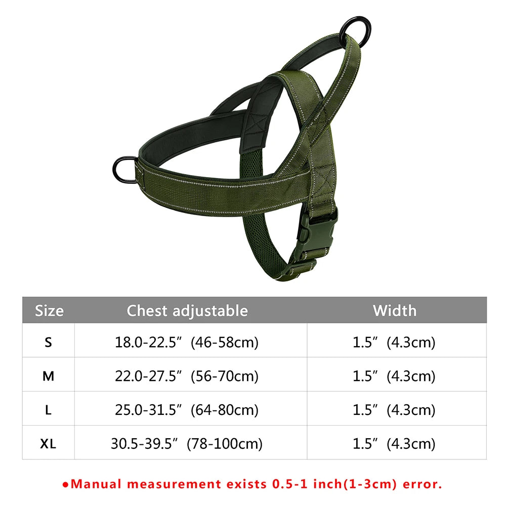 No Pull Dog Harness in Khaki
