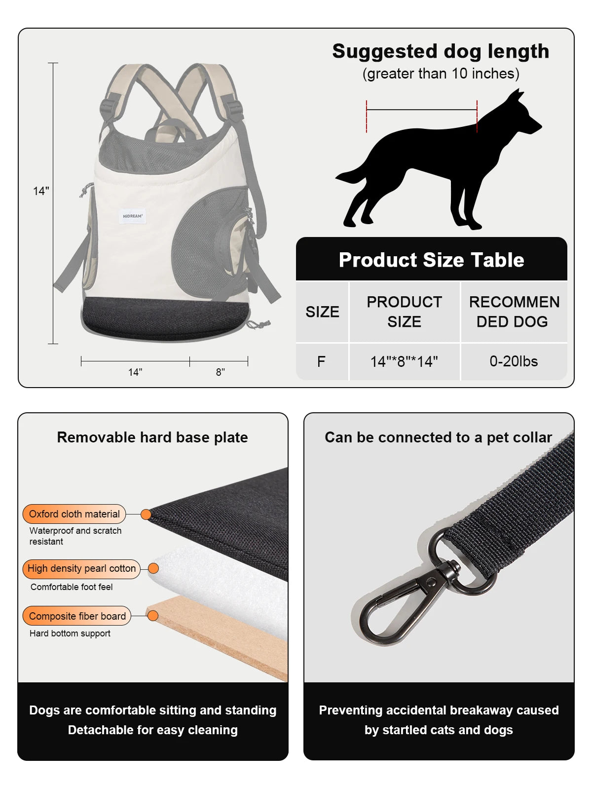 Small Dog Backpack Carrier, photo 2