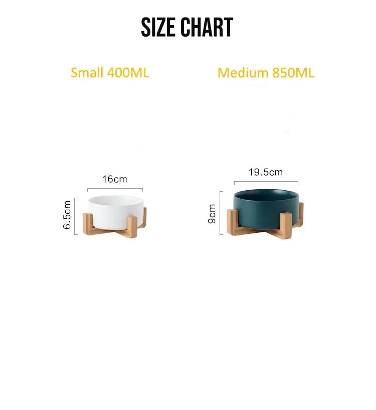 Dog Food Bowl With Stand