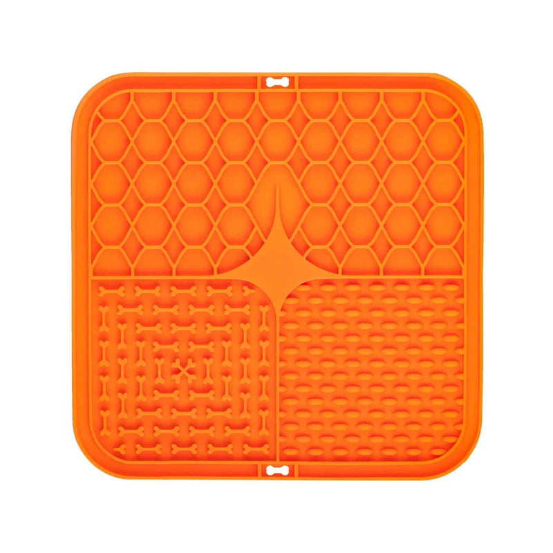 Lick Mat Dog in Orange