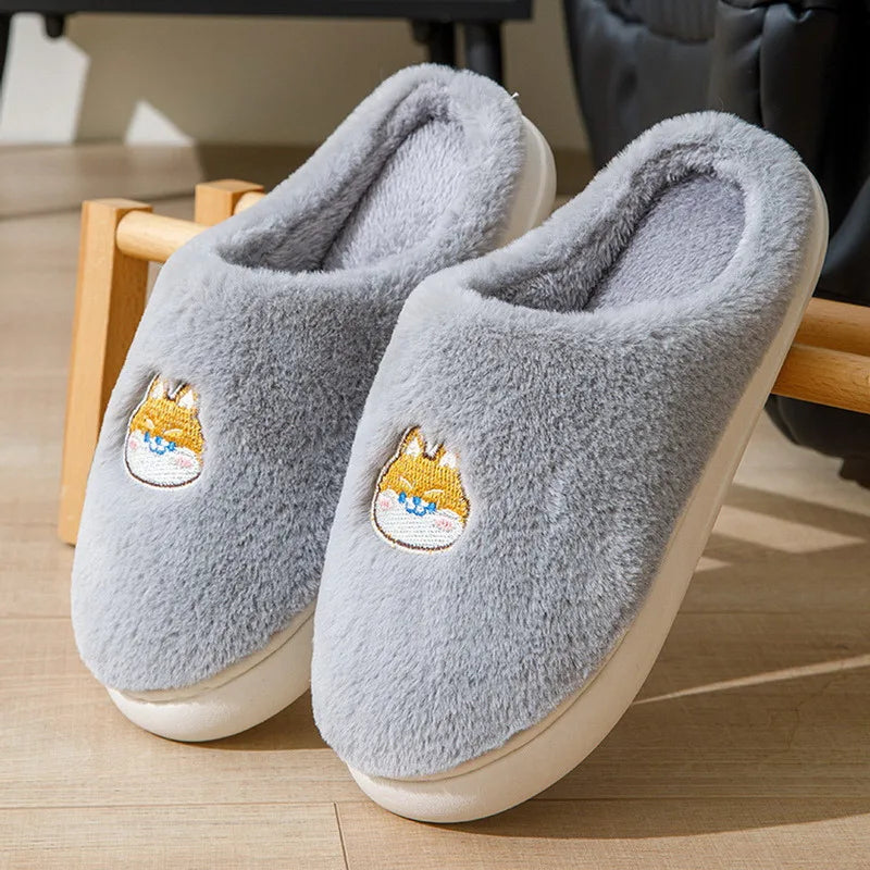 Smart Dog Slippers in Gray