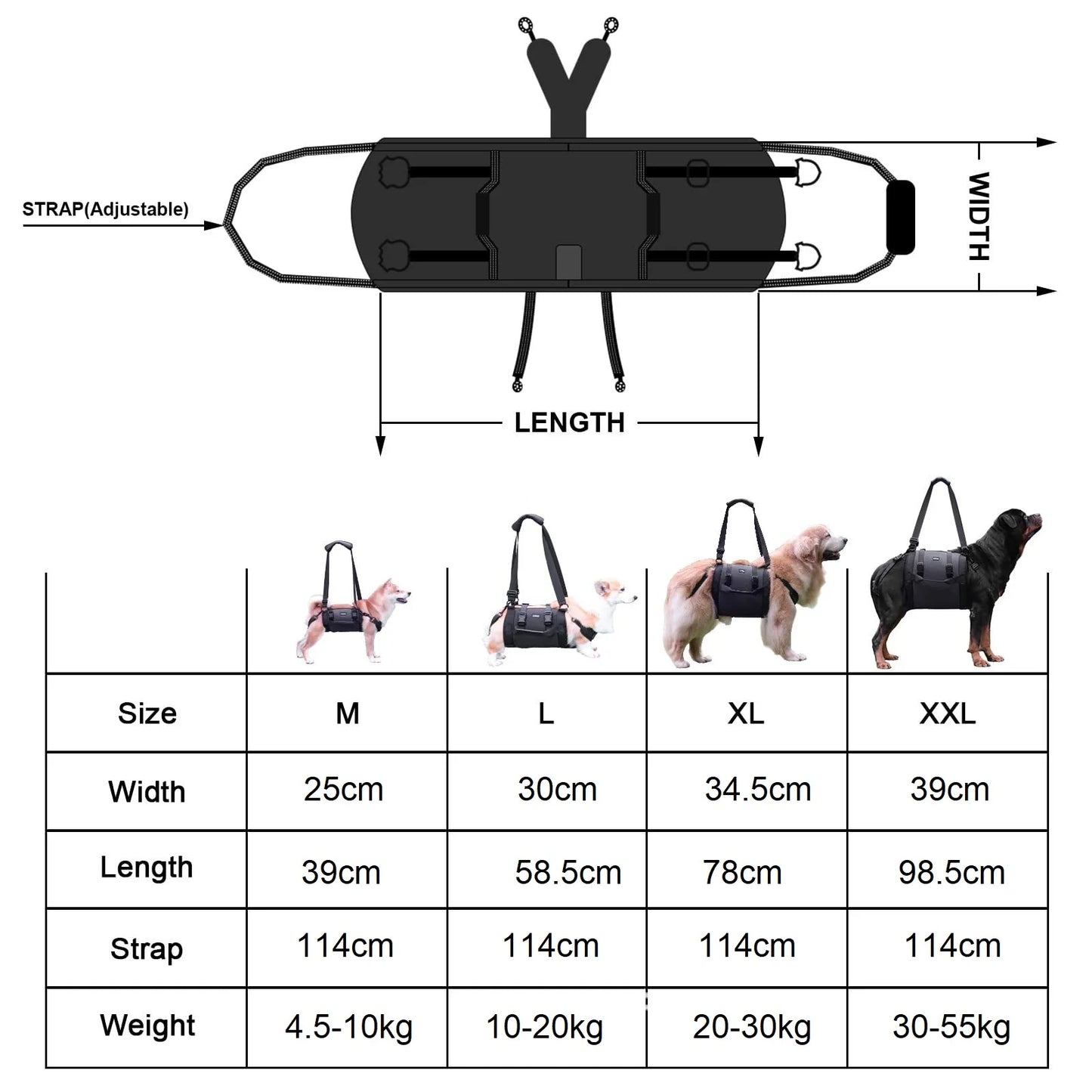 Dog Sling For Back Legs