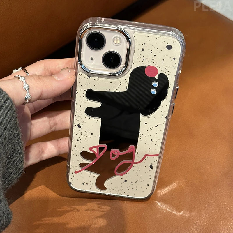 A Mirror Dog Phone Case for iPhone
