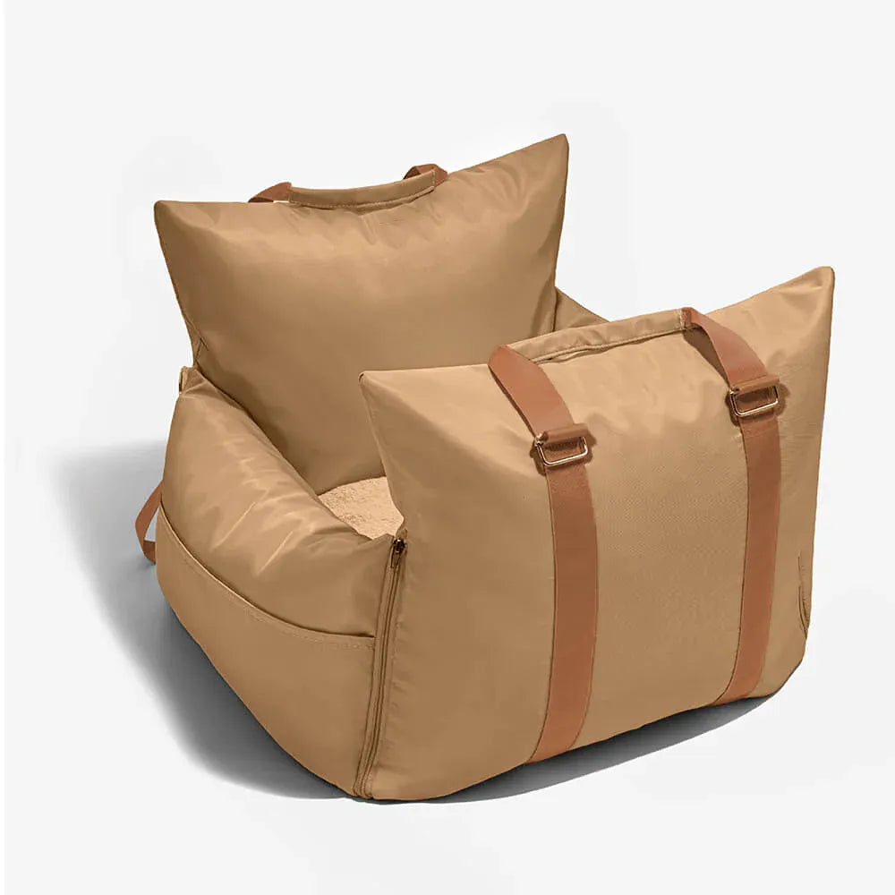 Dog Car Seats in Brown