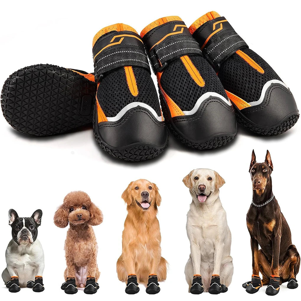 Outdoor Dog Shoes in Black