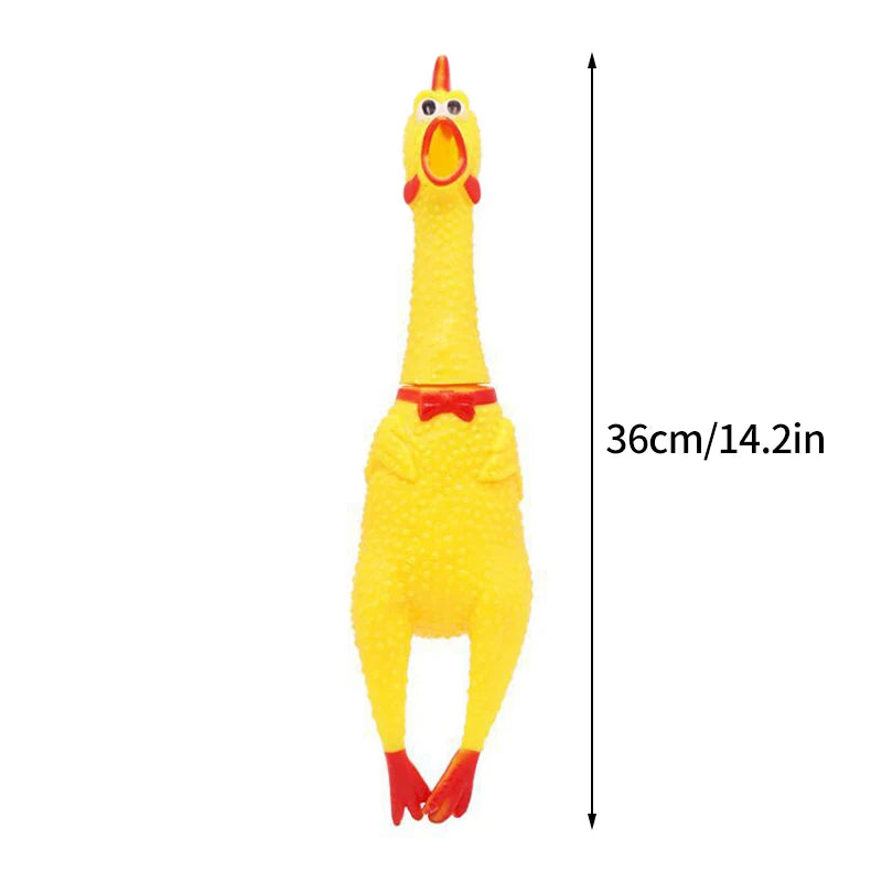 Dog Toys Screaming Chicken Squeeze Sound in 36Cm