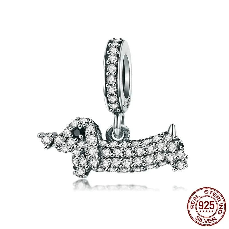 Sterling Dog Charms