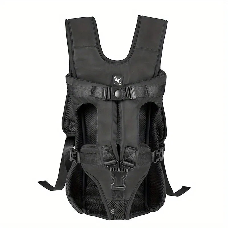 Dog Backpack Carrier in Black