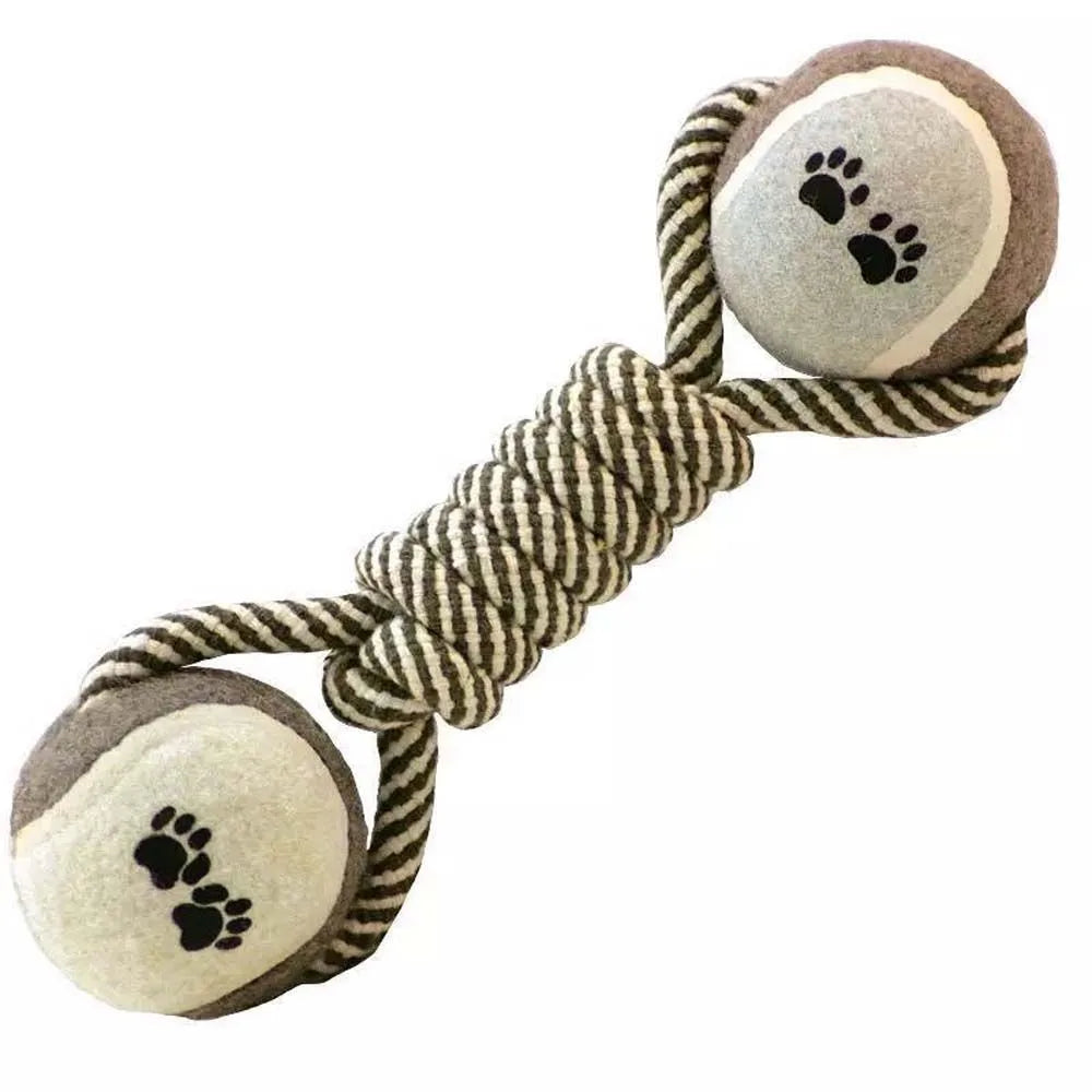 Cotton Rope Toy For Dog in Khaki
