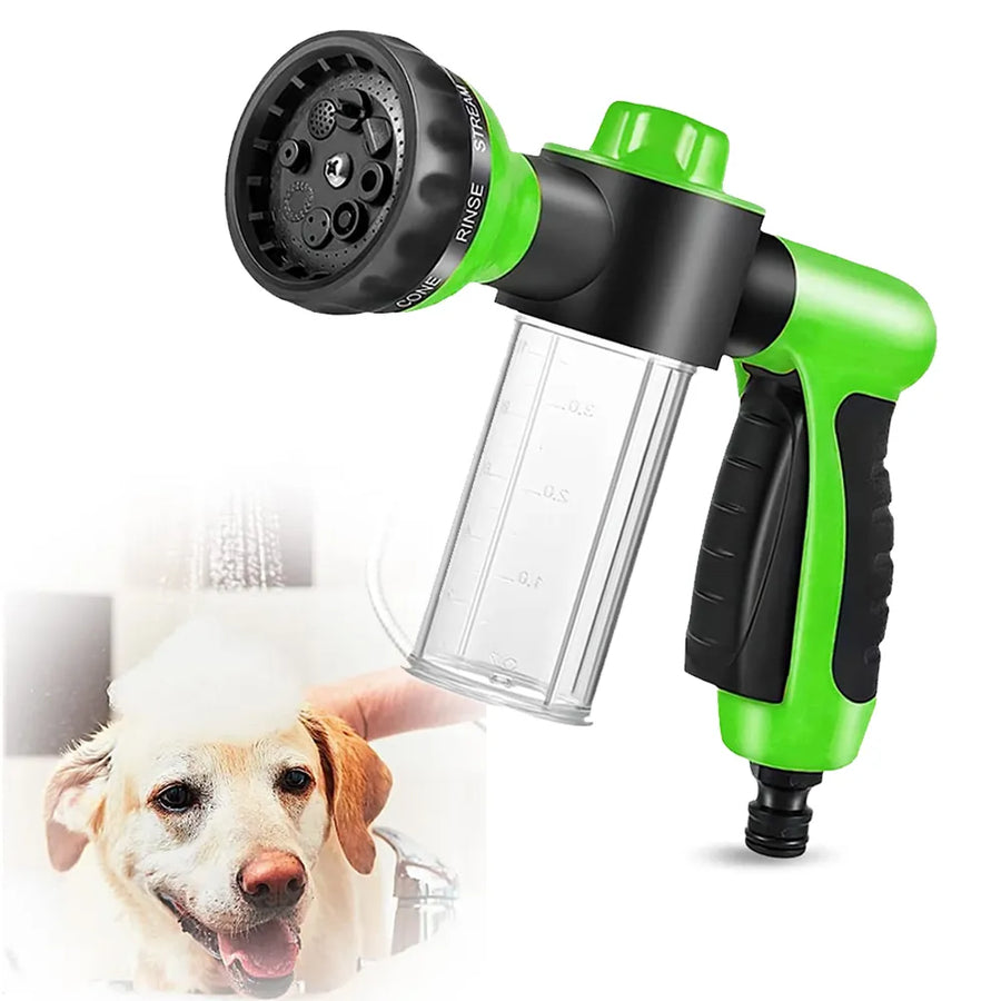 Easy to use: With the purchase of garden hose connectors, you can quickly connect the Dog Grooming Spray Nozzle to your garden hose. The connectors are simple to install and no additional fasteners are needed. It's a hassle-free setup for you and your pet.