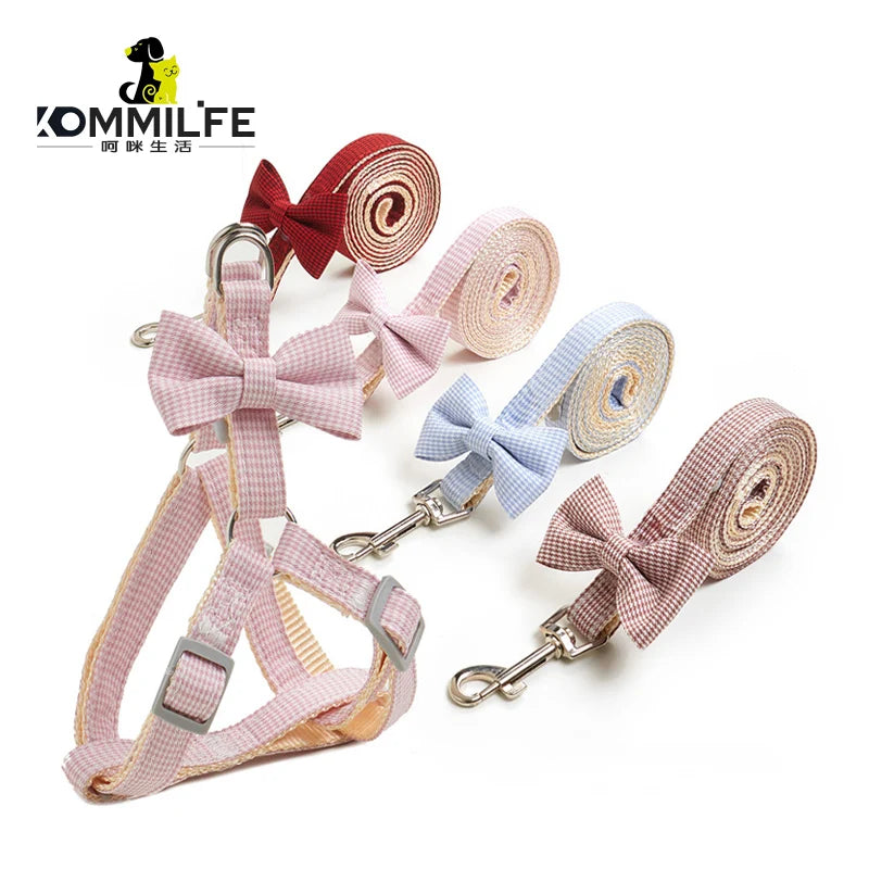 Small Cute Dog Harness and Leash