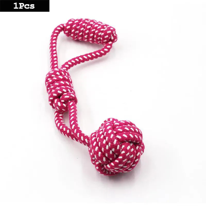 Dog Rope Toys in 19cm Pink Rope