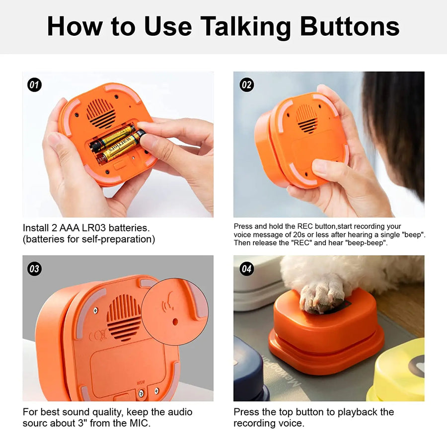 Easy to use with a simple recording process and clear audio playback.