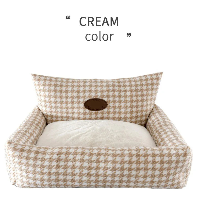 Cute Dog Beds in Cream