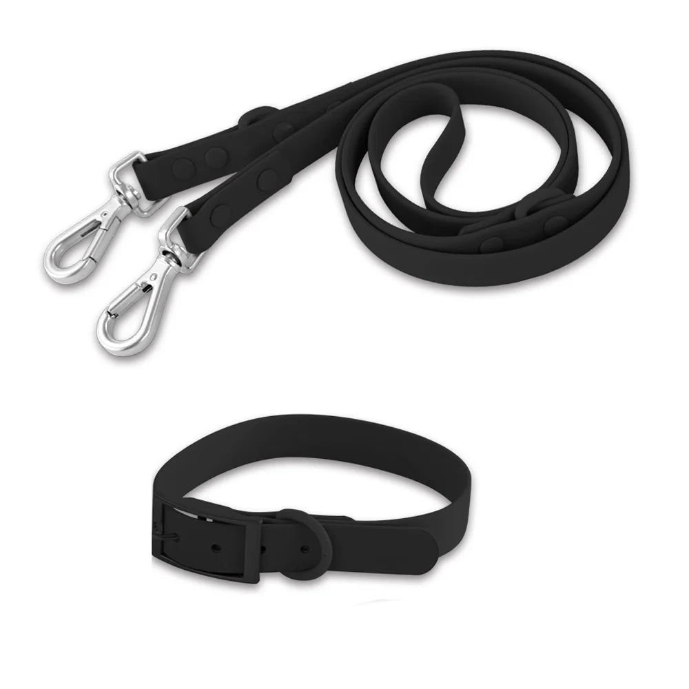 Double Harness For Dogs in Leash & Collar Black