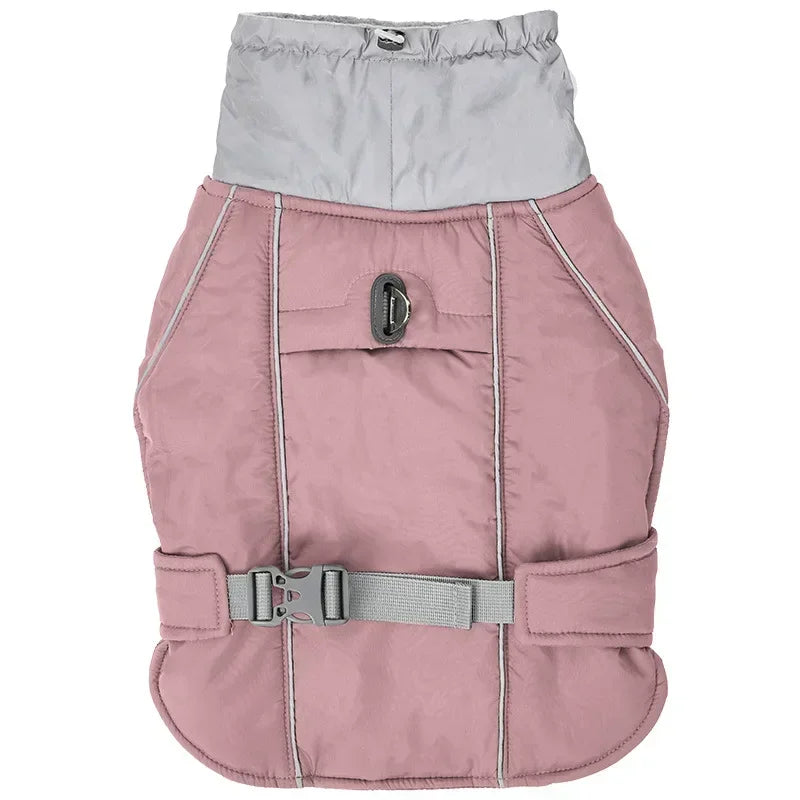 Waterproof Dog Jacket in Pink