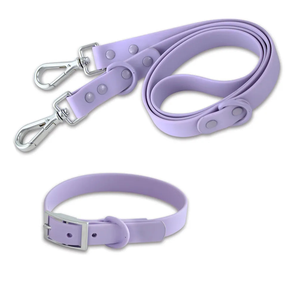 Double Harness For Dogs in Leash & Collar Purple