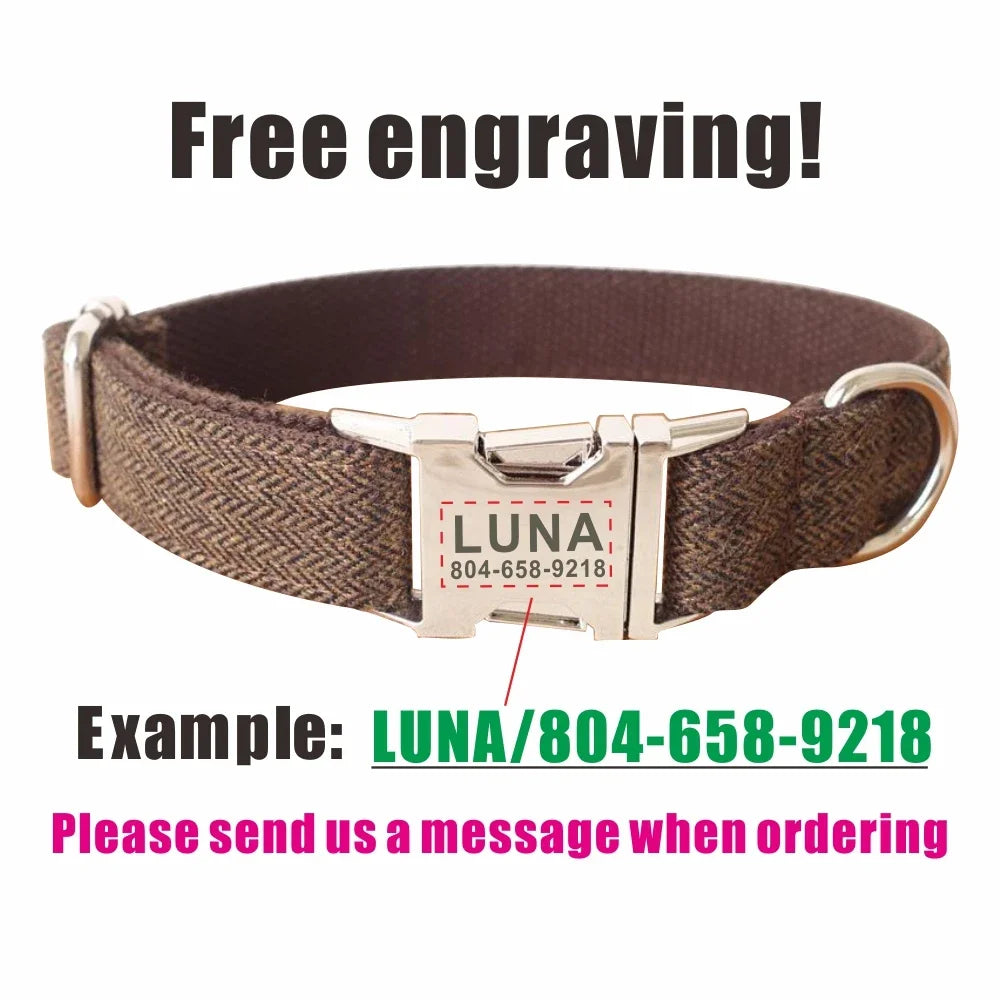 Personalized Buckle Dog Collar