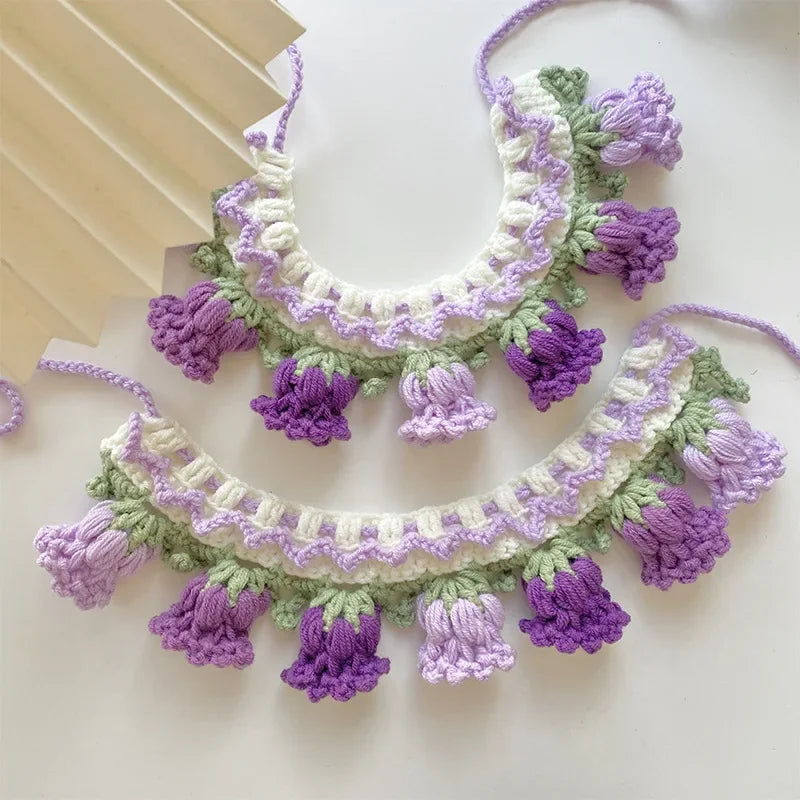 Knitted Dog Collar