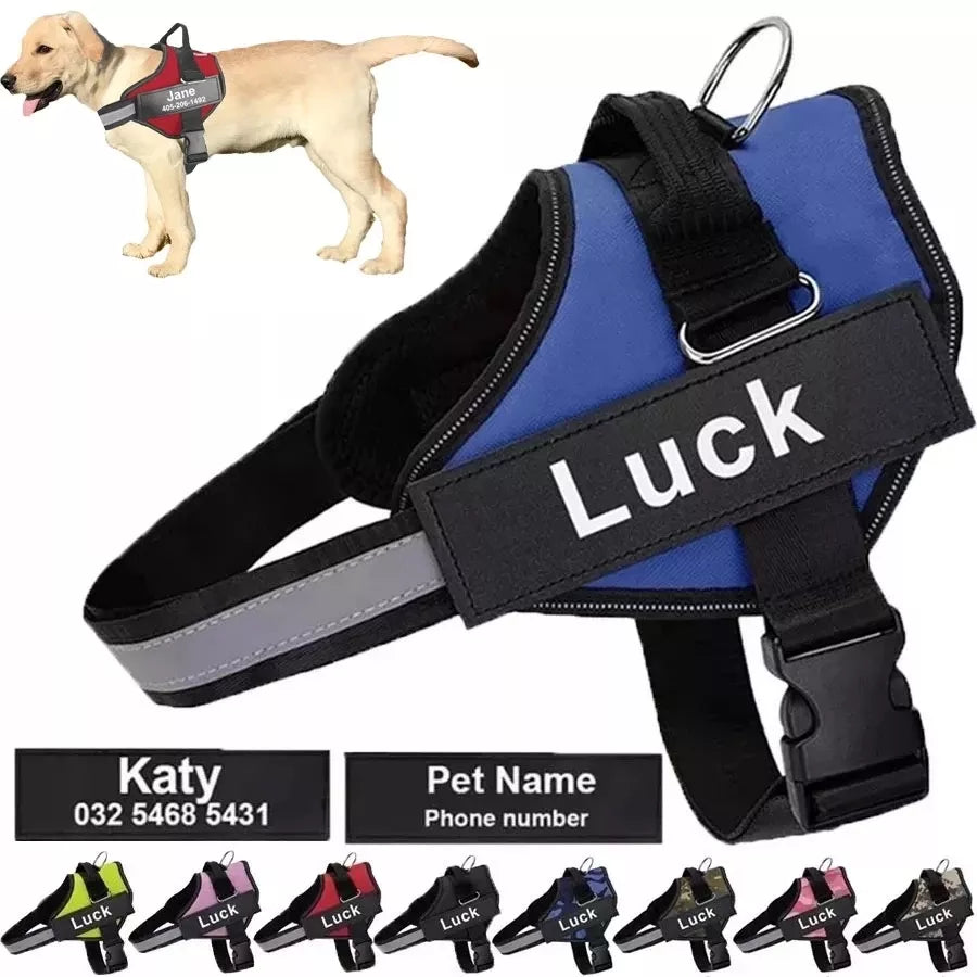 ID Patch Customized Dog Harness Vest