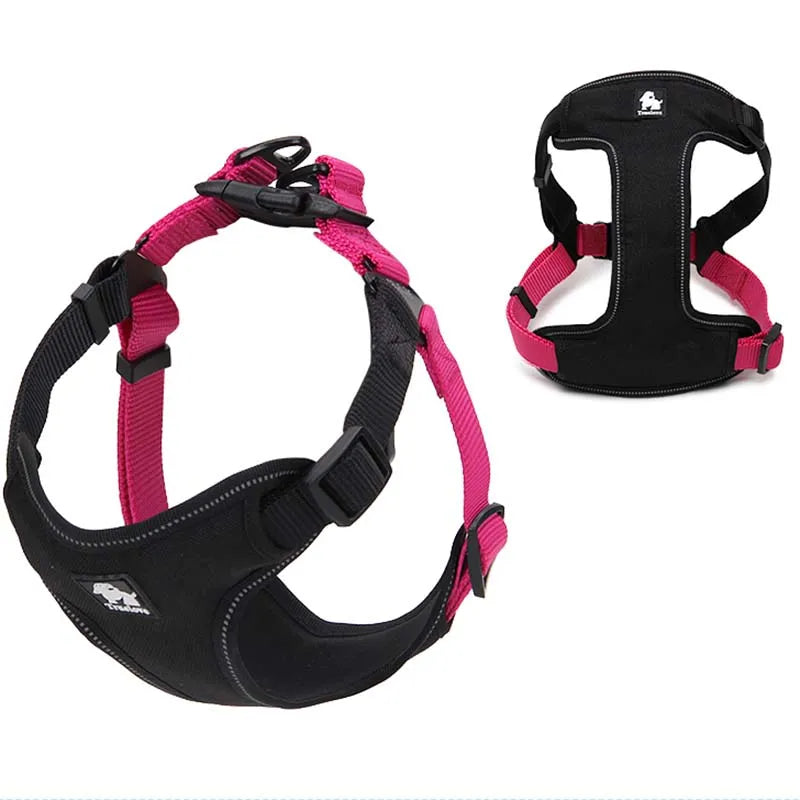 Dog Harness No Pull in Fuchsia