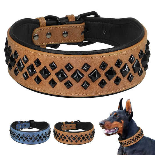 Leather Collar For Medium & Big Dog